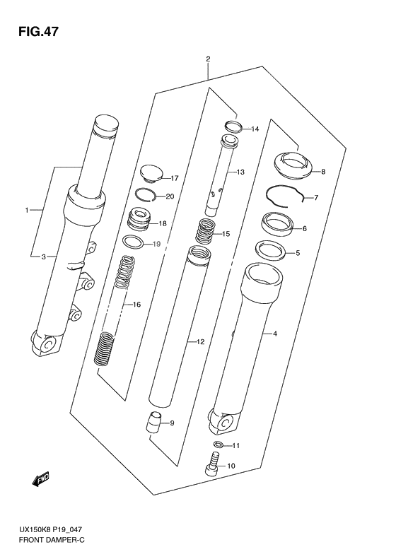 Front damper