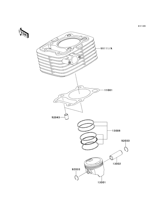 Cylinder/piston(s)