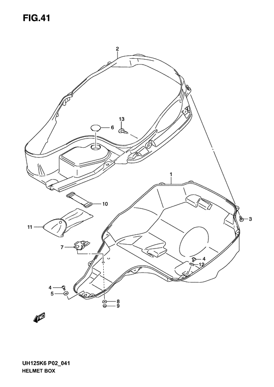 Helmet box              

                  Model k2/k3