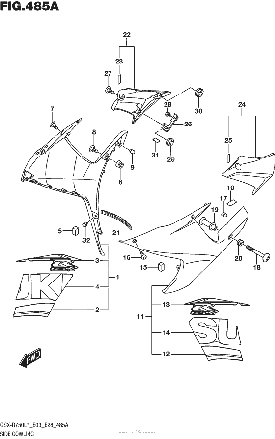 Side Cowling (Ysf)