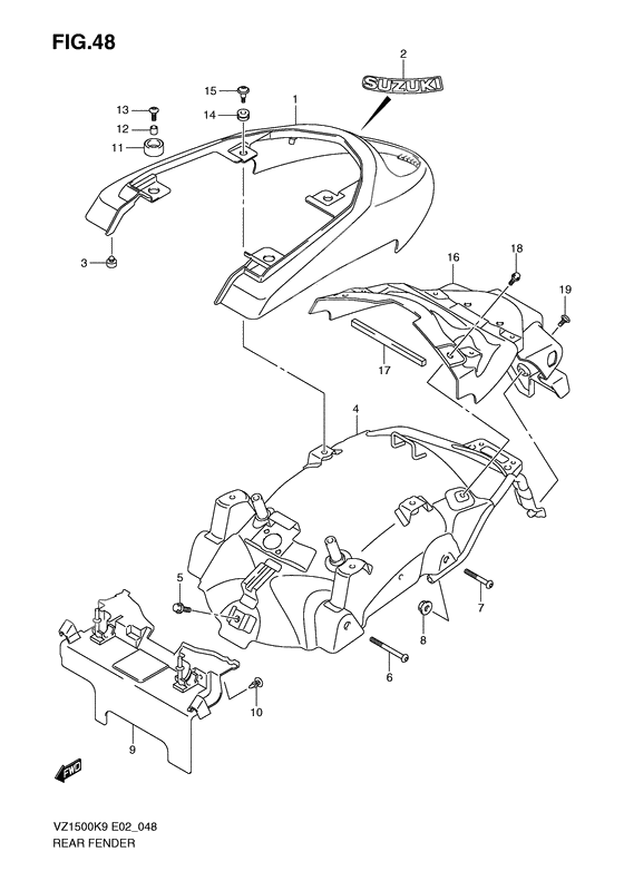 Rear fender