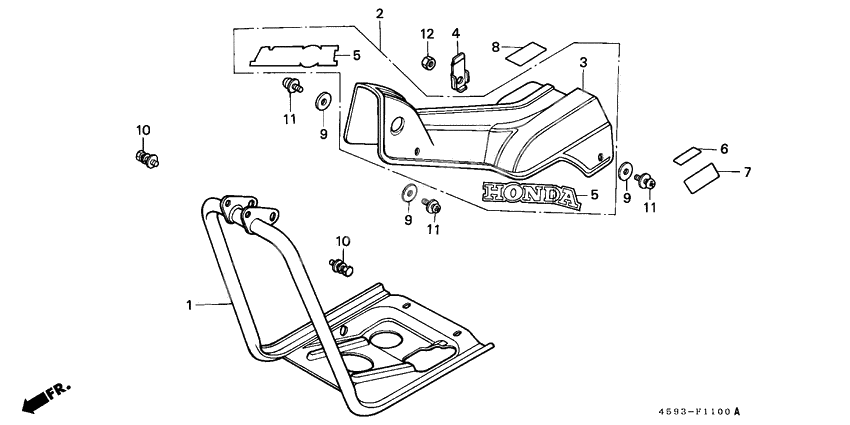 Main pipe cover/ crankcase protection