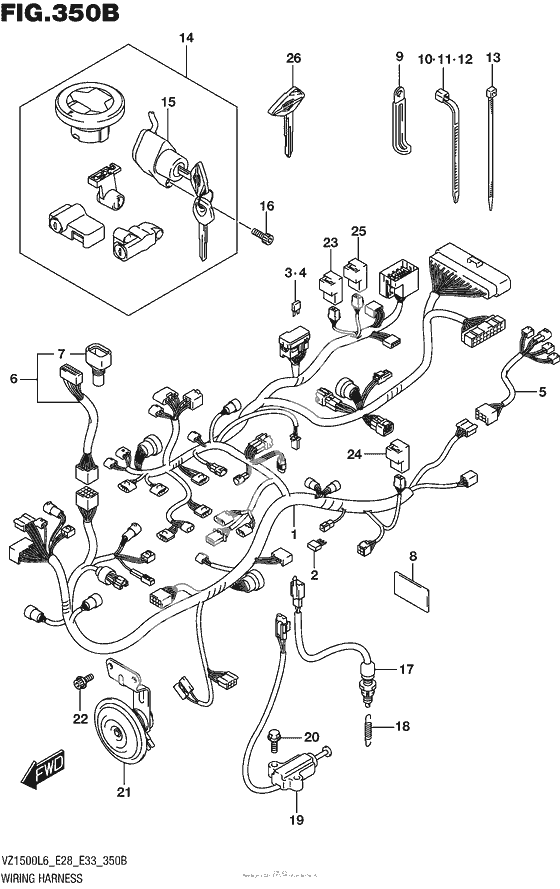 Wiring Harness (Vz1500L6 E33)