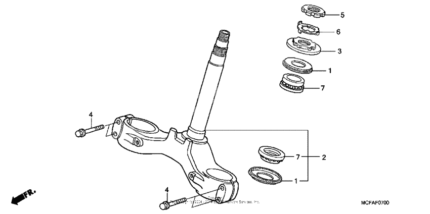 Steering stem