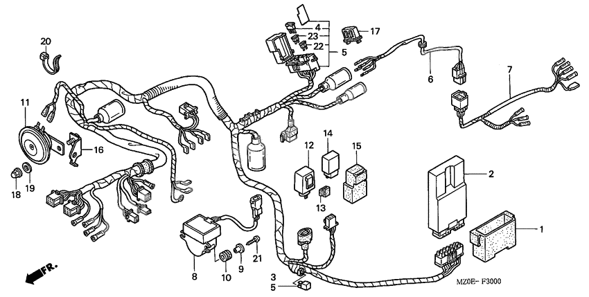 Harness wire