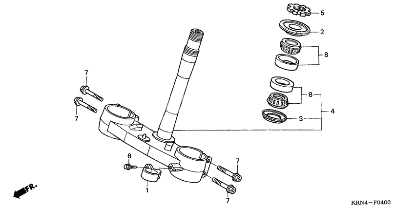 Steering stem              

                  CRF250R4/5/6/7