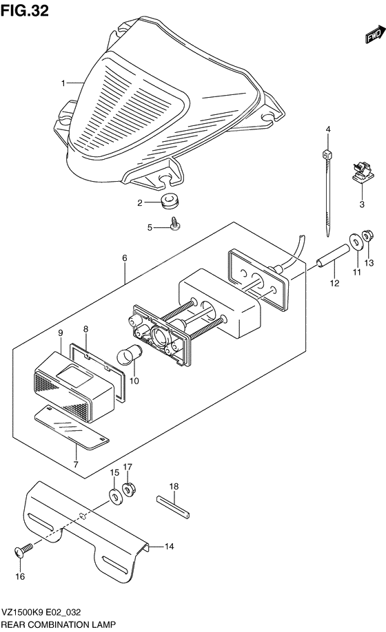 Rear combination lamp