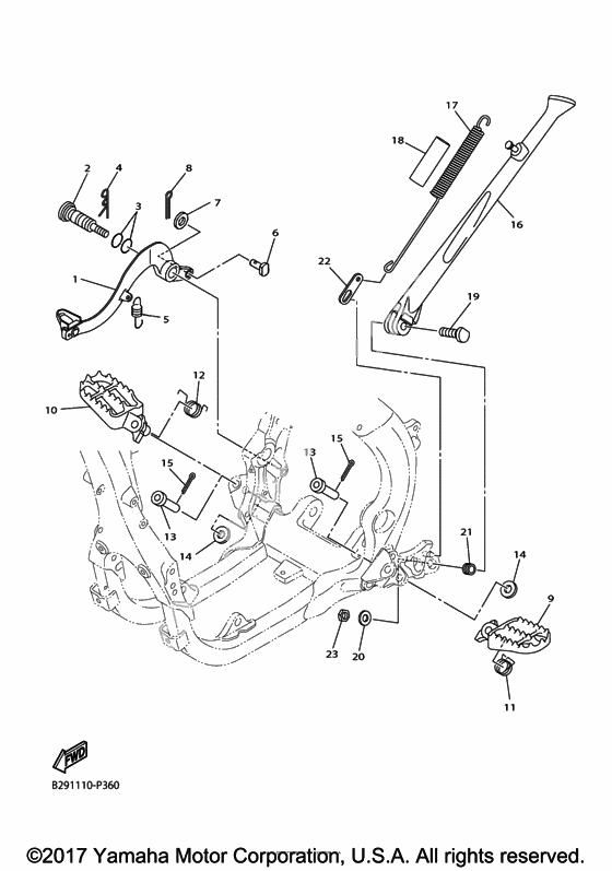 Подножки & Подставка