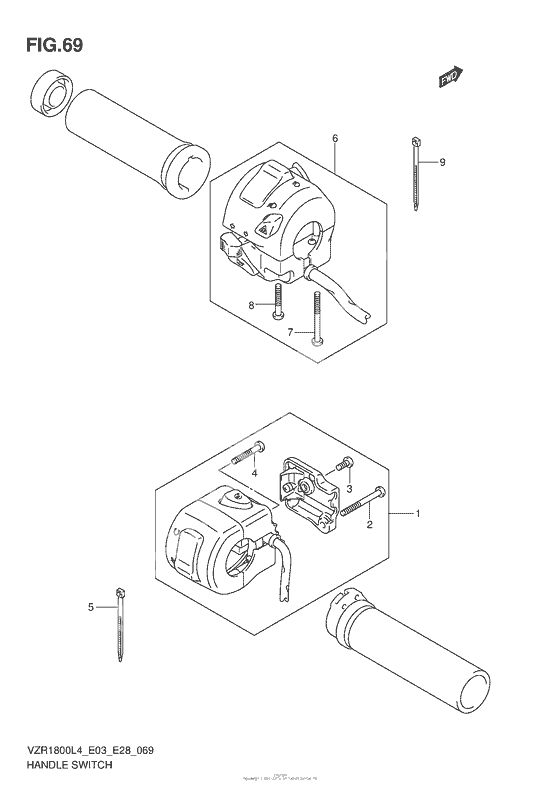 Пульт управления рулевой (Vzr1800Zl4 E03)