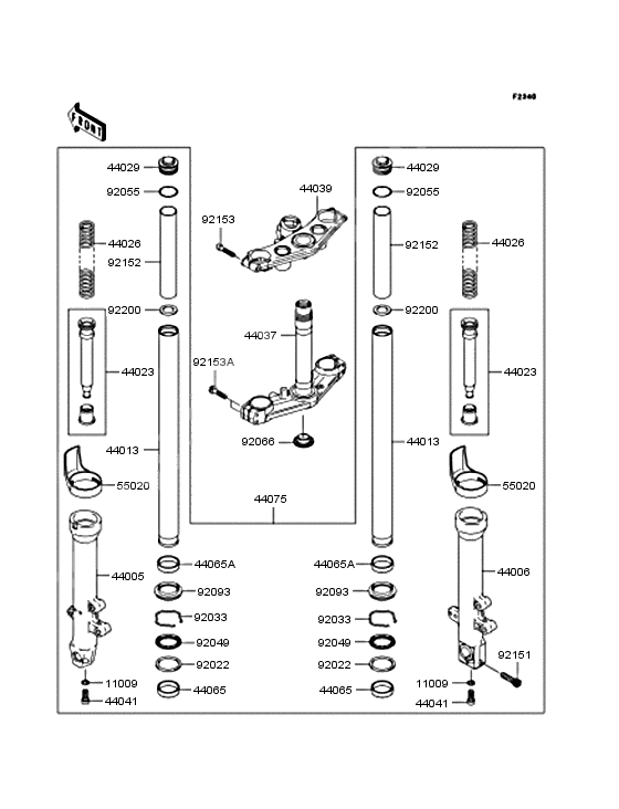 Front fork
K6F