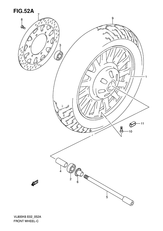 Transom + tube              

                  Vl800ck8/cuek8/ck9/cuek9/cl0/cuel0