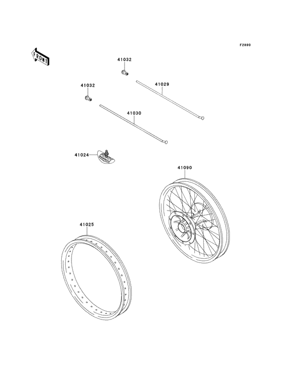 Optional parts(20in front wheel)