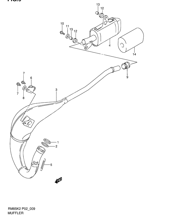 Muffler comp