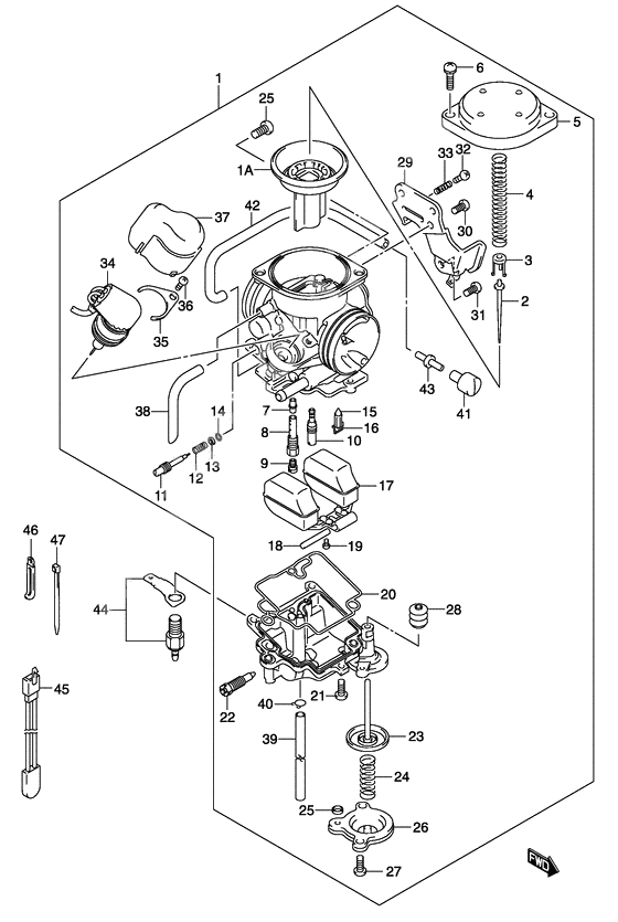 Carburetor assy