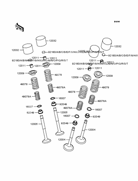 Rocker arms/valves