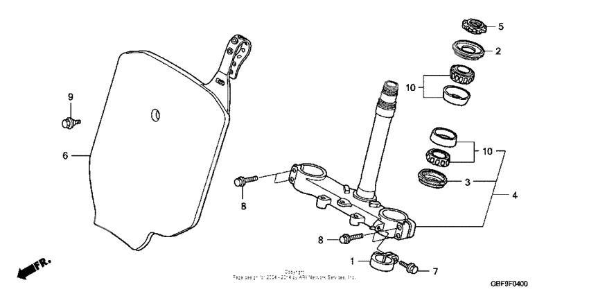 Steering stem