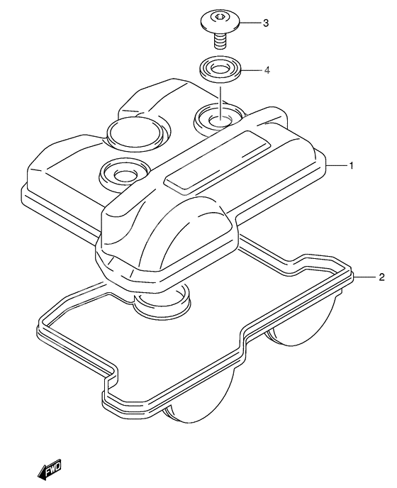 Cylinder head cover