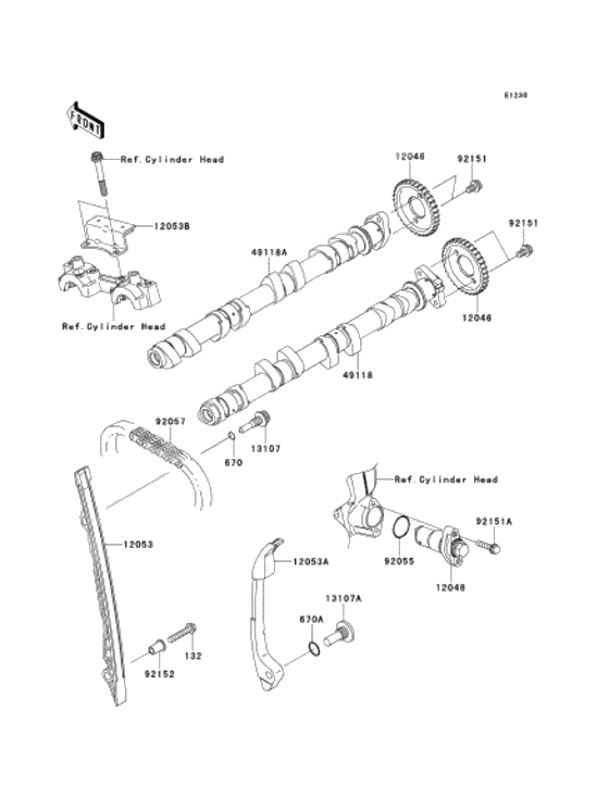 Camshaft/tensioner              

                  s