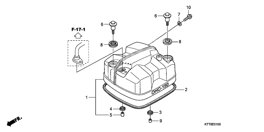 Cylinder head cover