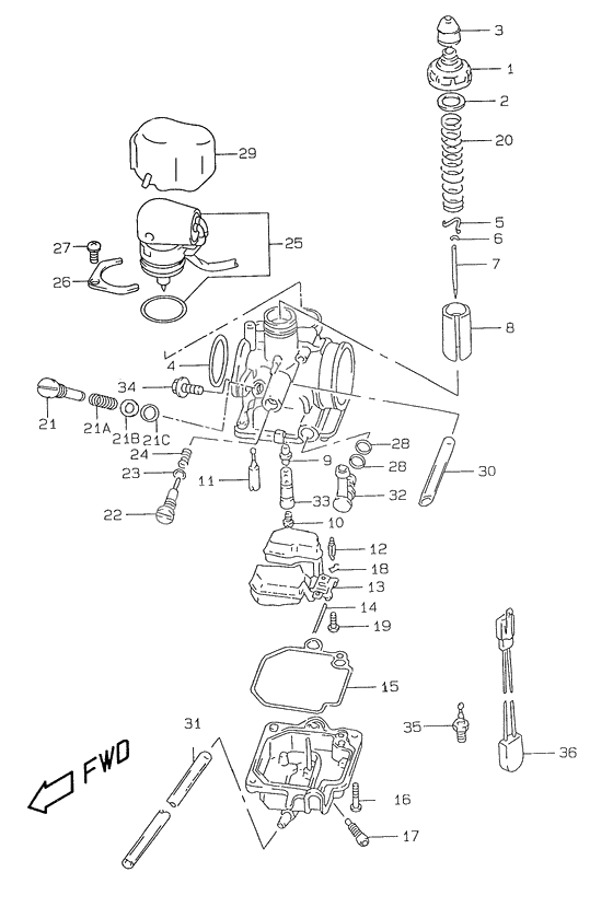 Carburetor assy