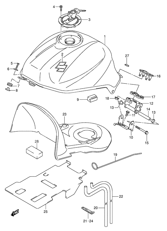 Tank fuel              

                  Model k4