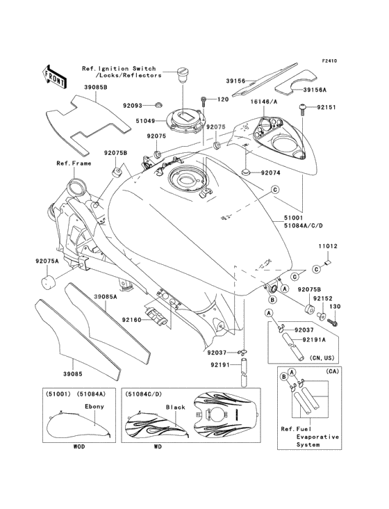 Fuel tank(1/5)(b6f/b7f/b7fa)