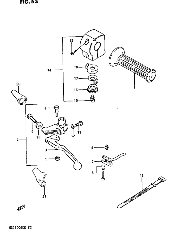 Left handle switch