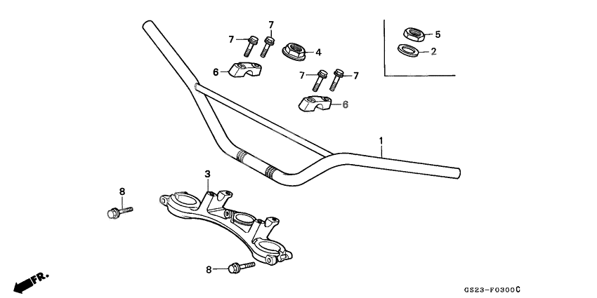 Handle pipe/top bridge