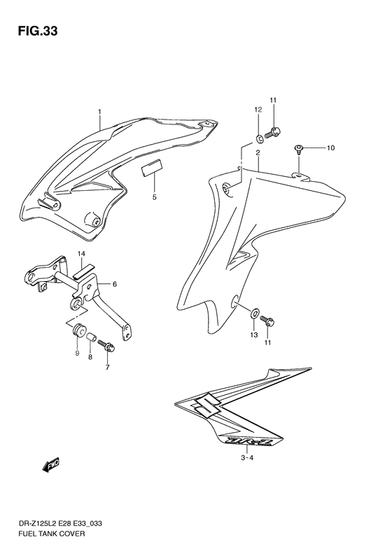 Fuel tank cover