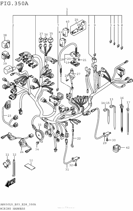 Wiring Harness (An650L5 E03)