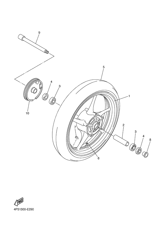 Front wheel