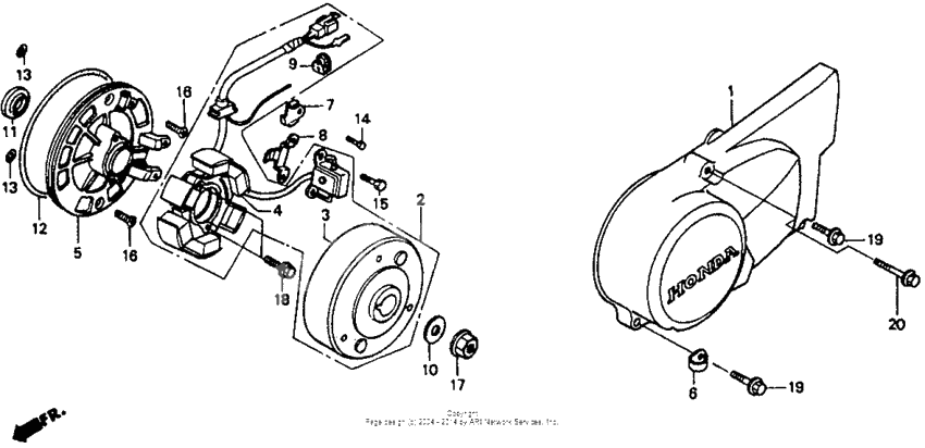 Left crankcase cover