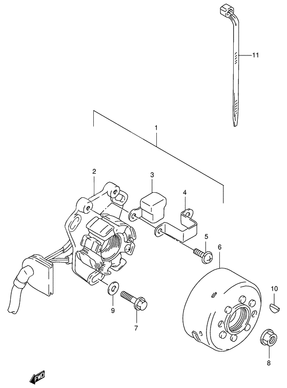 Magneto              

                  Model w/x/y