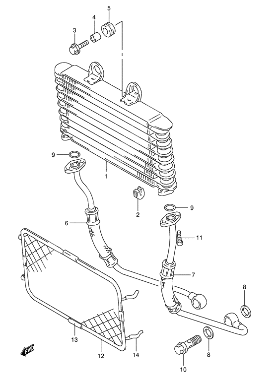 Oil cooler