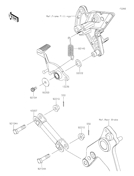 Brake pedal