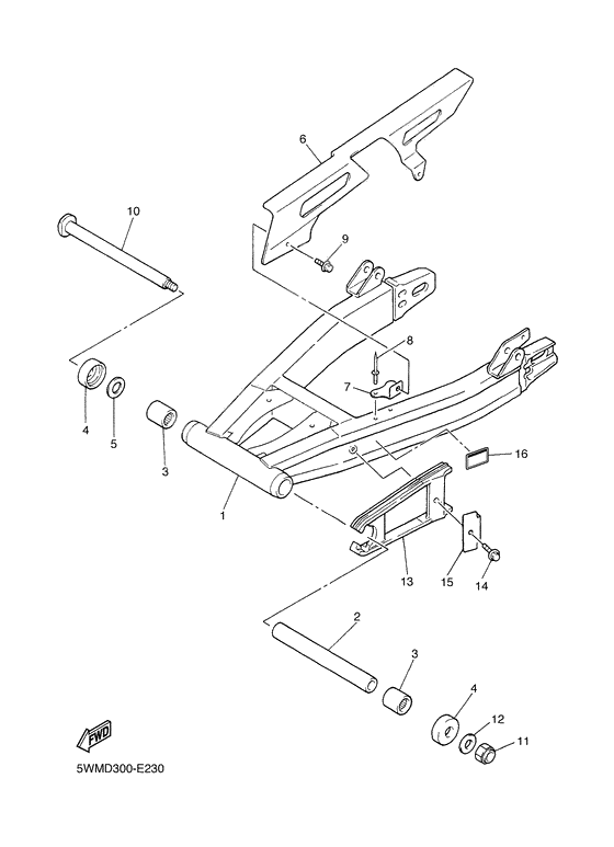 Hinterradschwinge&aufhaengung