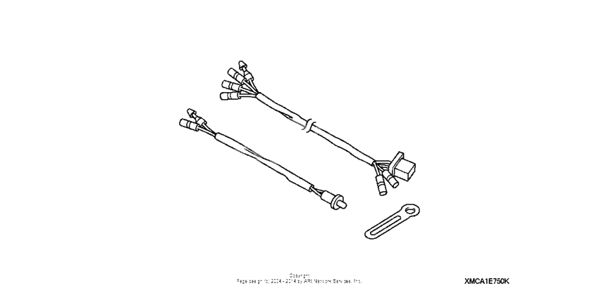 Trunk inner light harness
