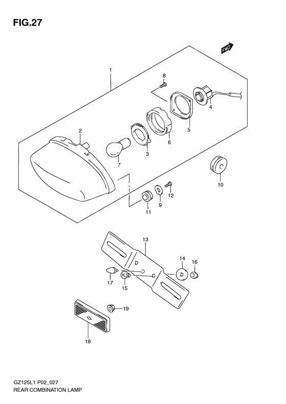 Rear combination lamp