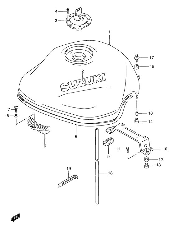 Tank fuel              

                  Model w/x