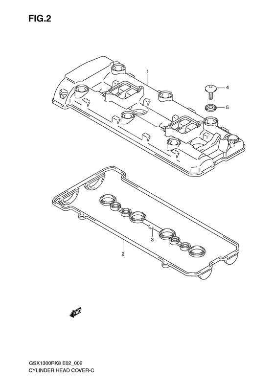 Cylinder head cover