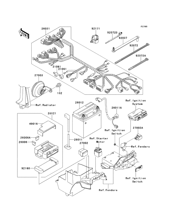 Chassis electrical equipment