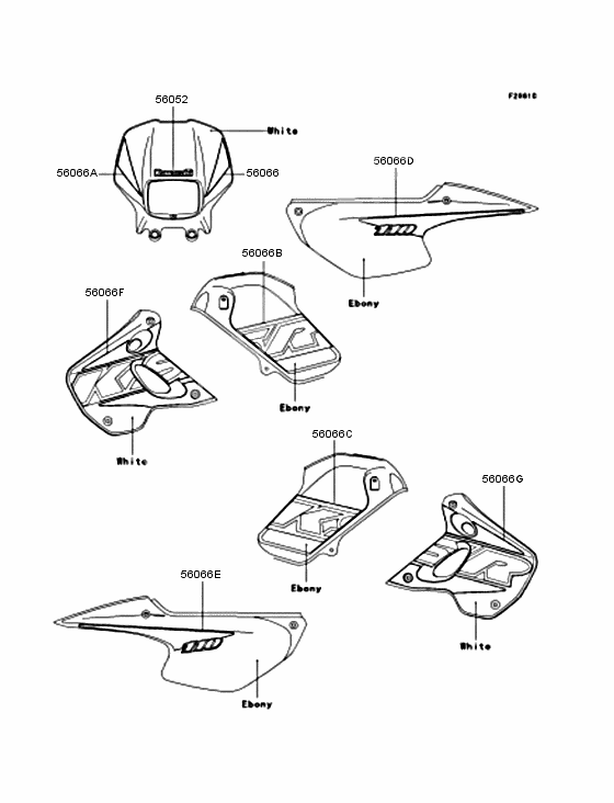 Decals              

                  ホワイト; KL110-A2