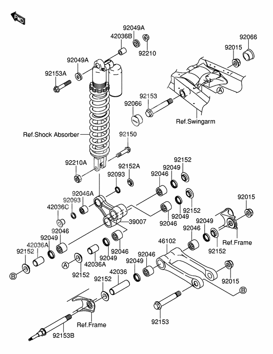 Suspension ignition coil