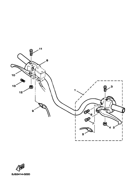 Interruptor manillar&palanc