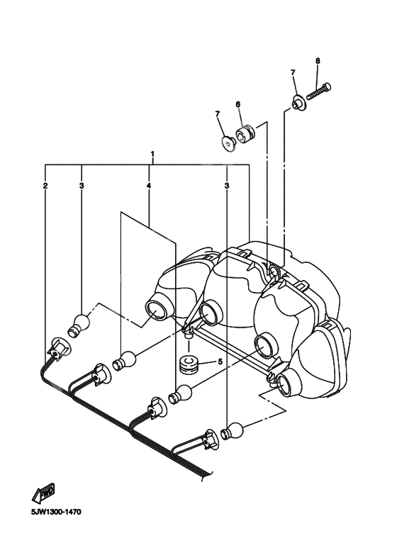 Taillight unit ass`y