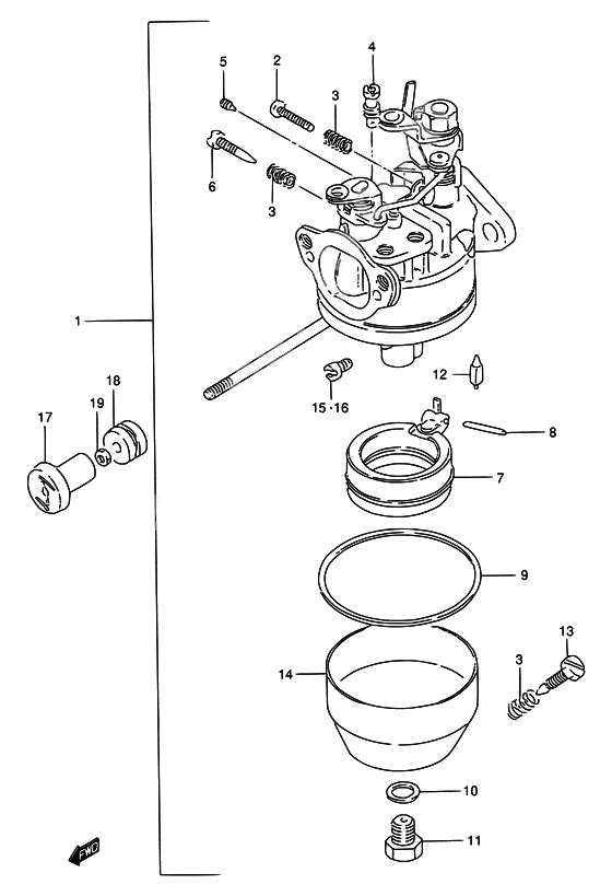 Carburetor assy