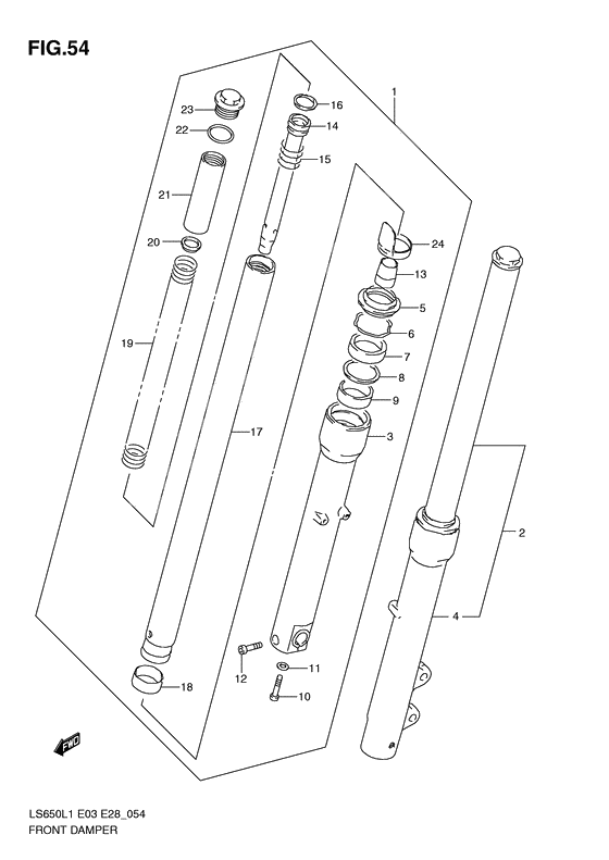 Front damper