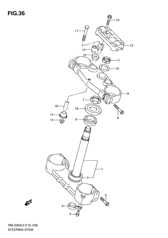 Steering stem