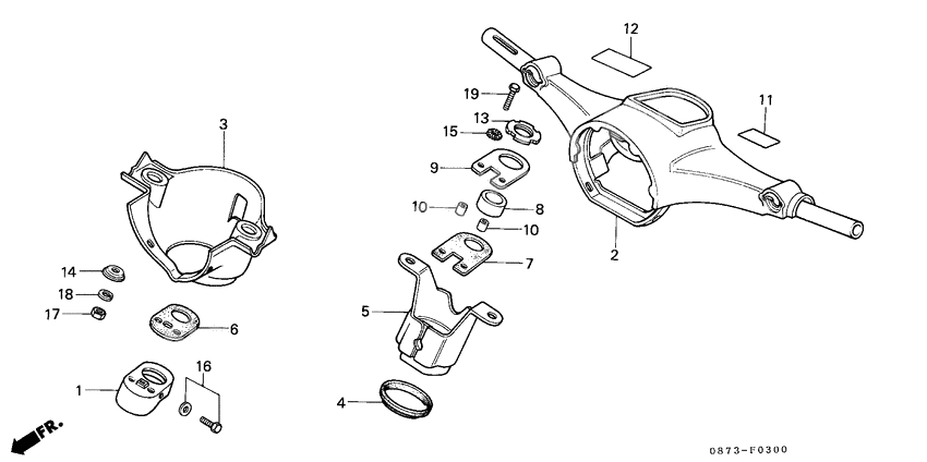 Steering handle/ top bridge