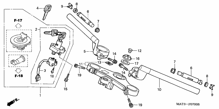 Handle pipe/top bridge              

                  V/W